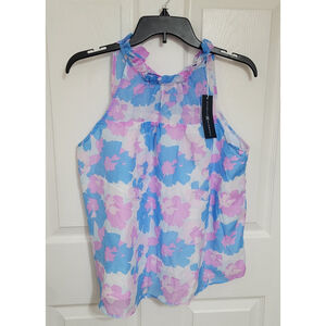 Pretty Michelle McDowell Floral Sleeveless Blouse